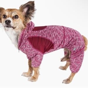🅽🅴🆆 Pet Life Athletic Sport Series Stretchy Dog Hoodie Dog Outfit, size Large